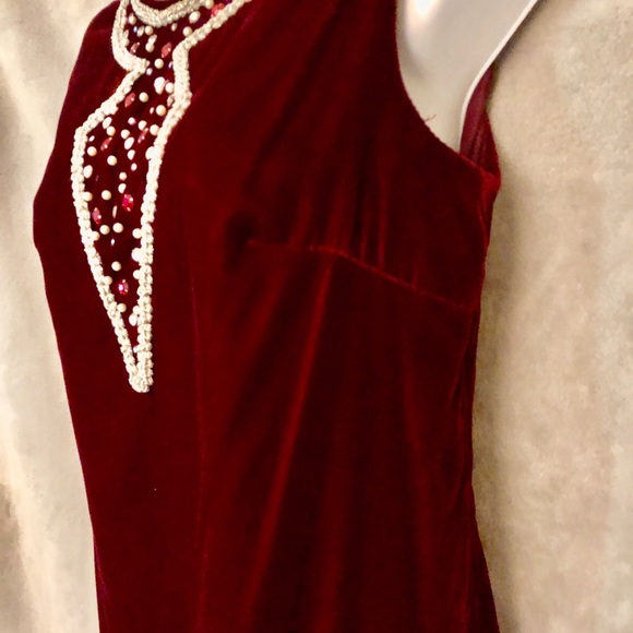 Vintage 1930’s Handmade Velvet Dress - Picture 4 of 7